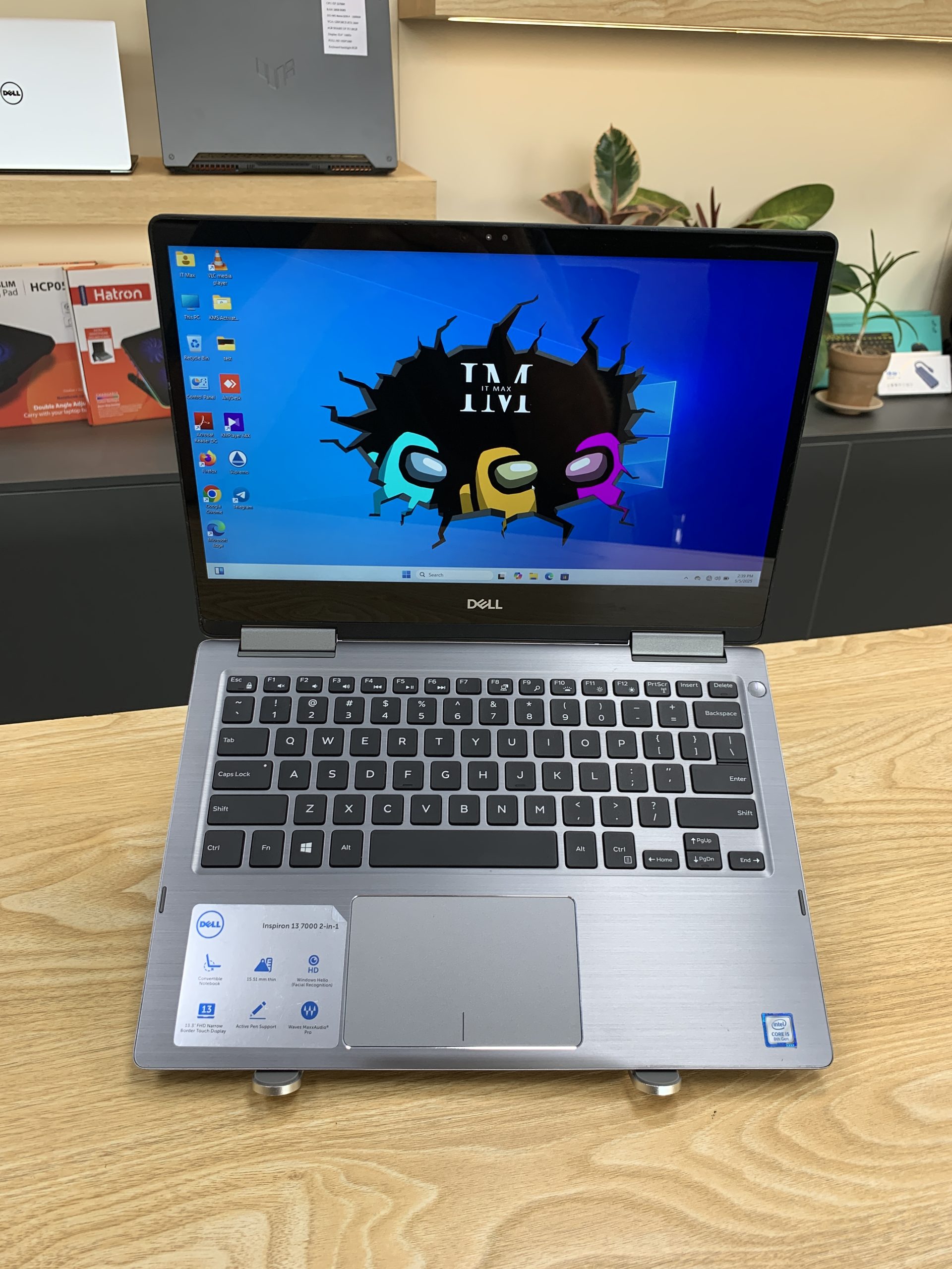 لپ تاپ دل مدل Dell Inspiron 7373-2 in 1 CI5 8250U 8GB 512SSD