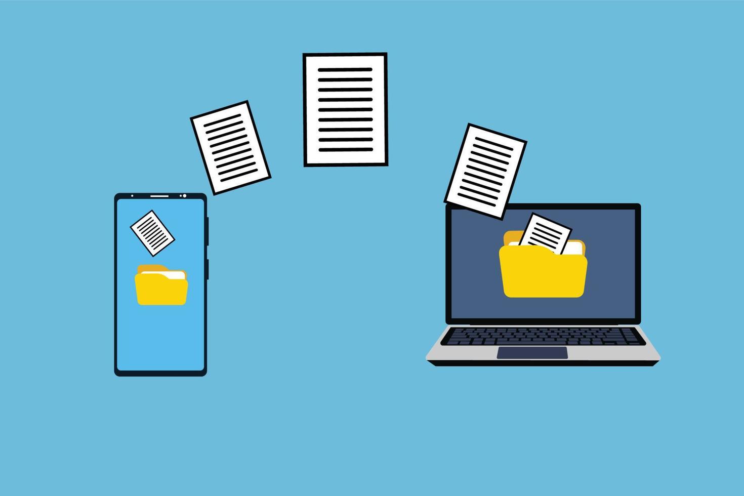 آموزش سریع انتقال فایل بین گوشی و لپ‌تاپ بدون کابل