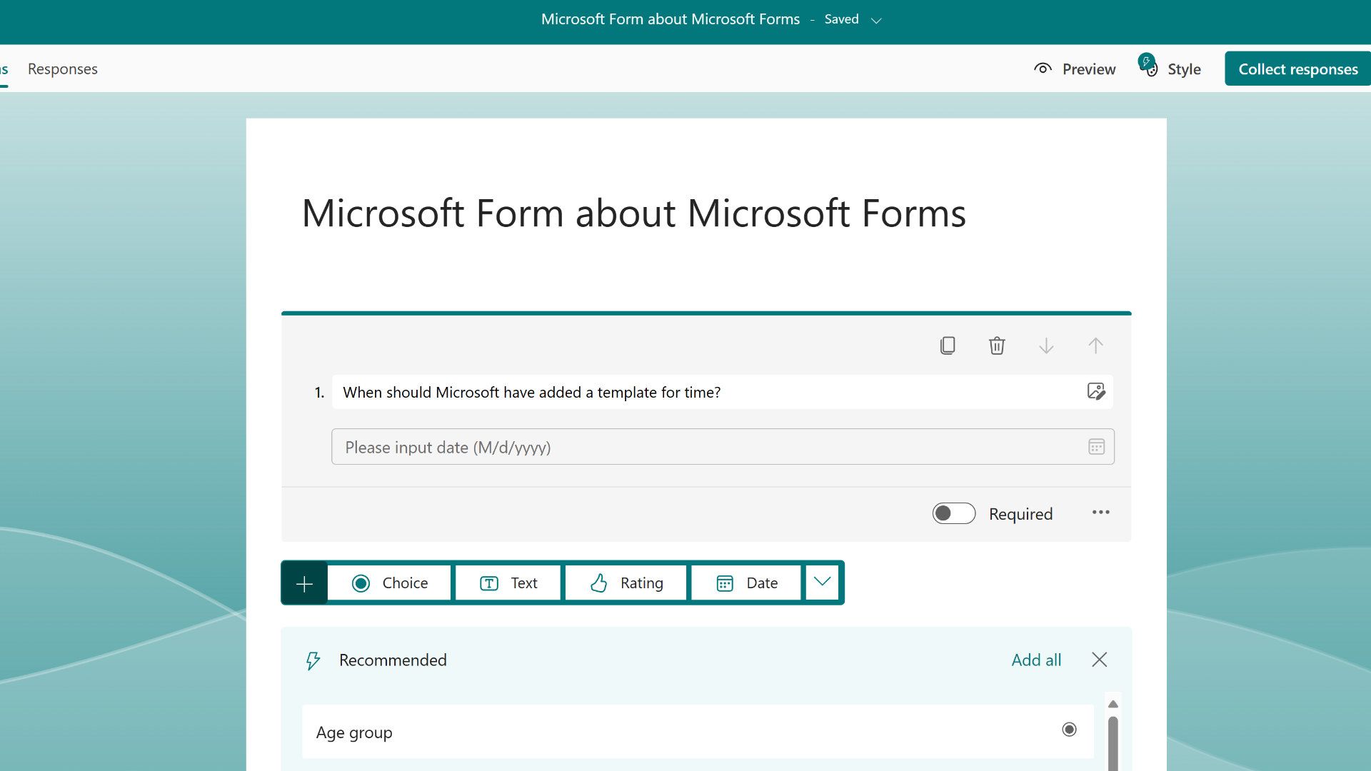 آموزش ساده ساخت فرمهای تعاملی با Microsoft Forms 2