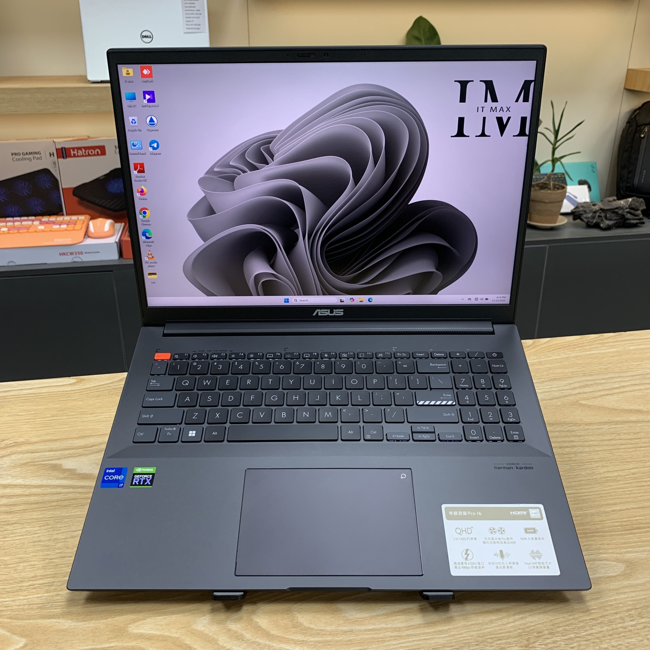 لپ تاپ ایسوس مدل Asus Vivobook Pro16 N7600ZE CI7 12700H 16GB 512SSD