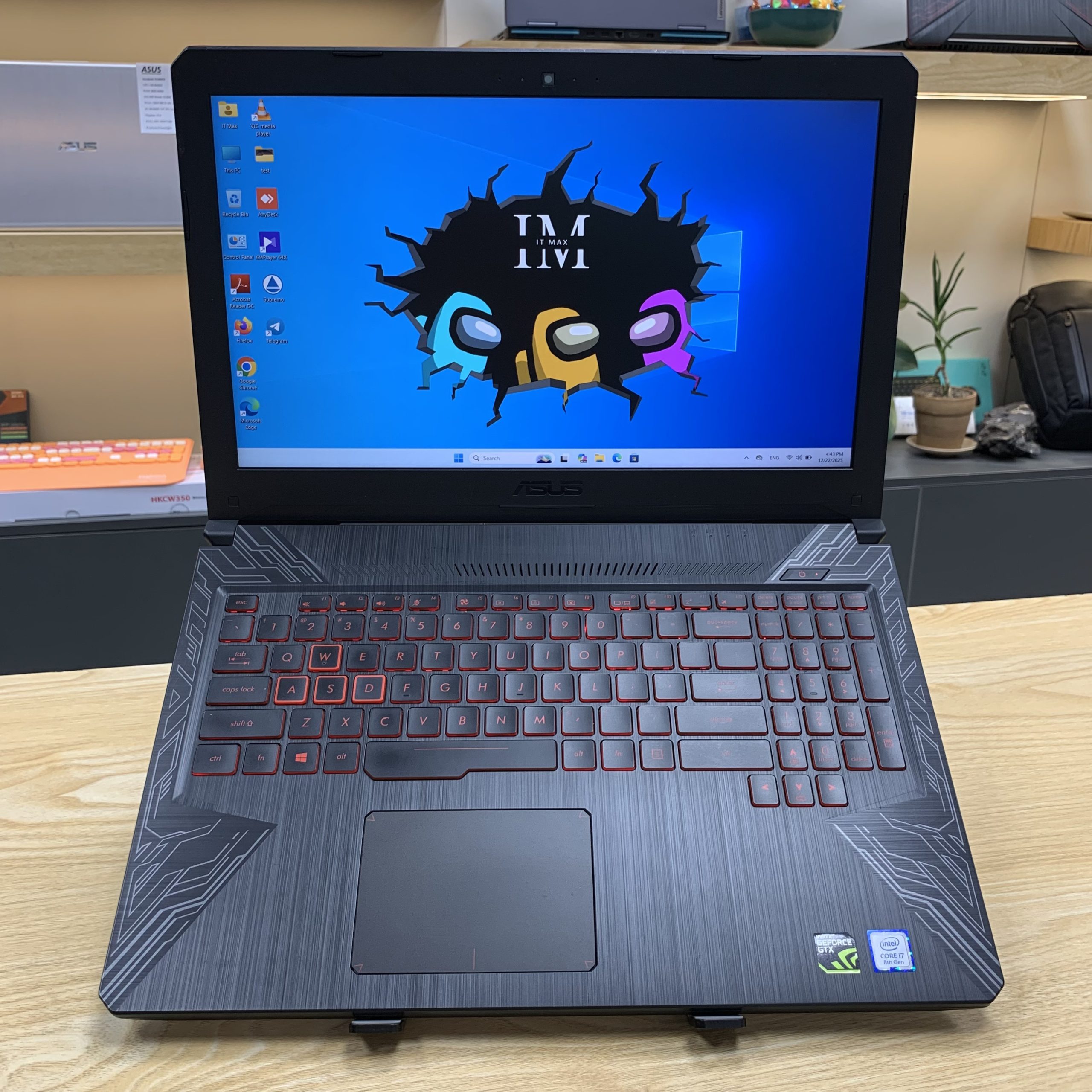 لپ تاپ ایسوس مدل Asus TUF GAMING FX504GM (FX80GM) CI7 8750H 16GB 512SSD