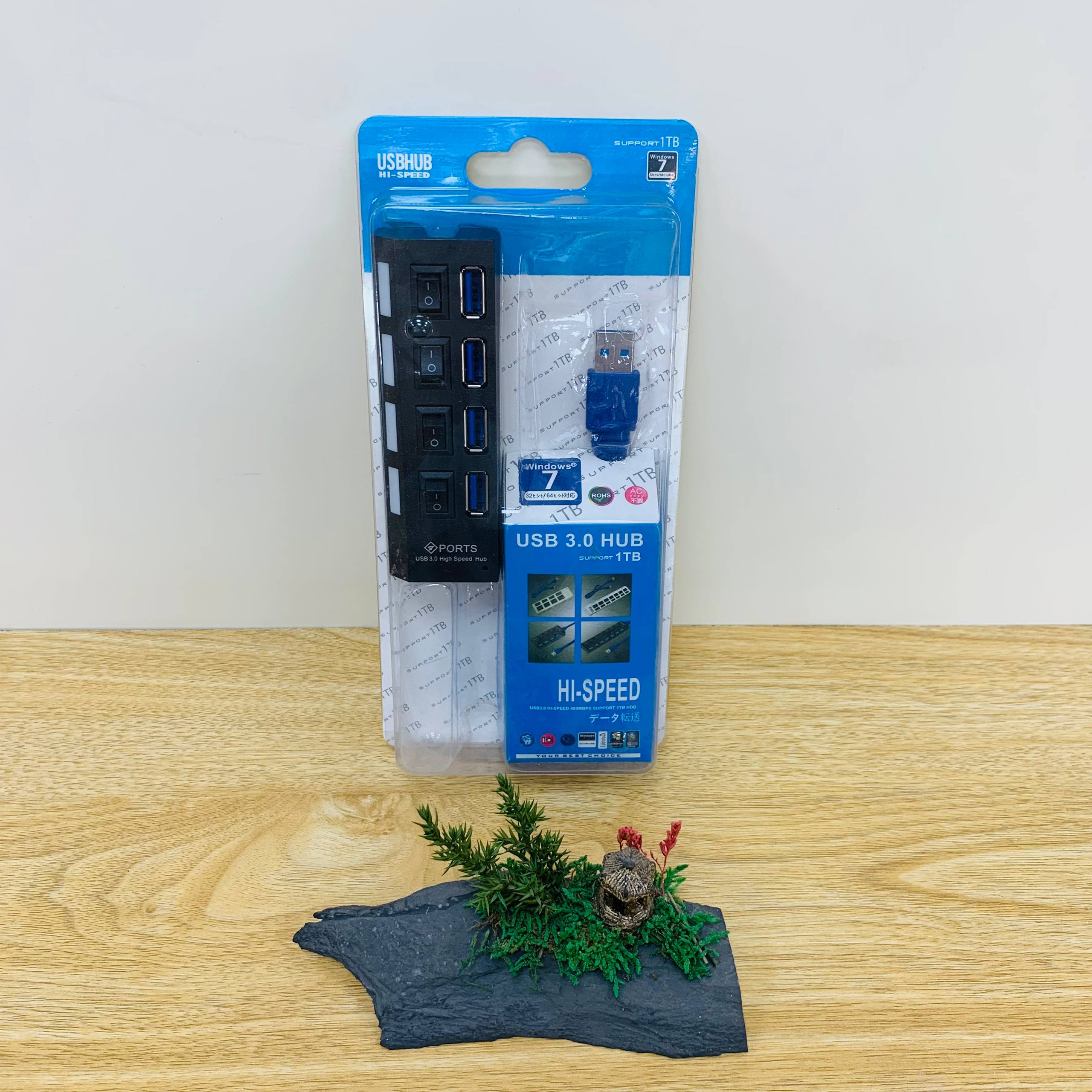هاب USB 3 4 Port کلید دار