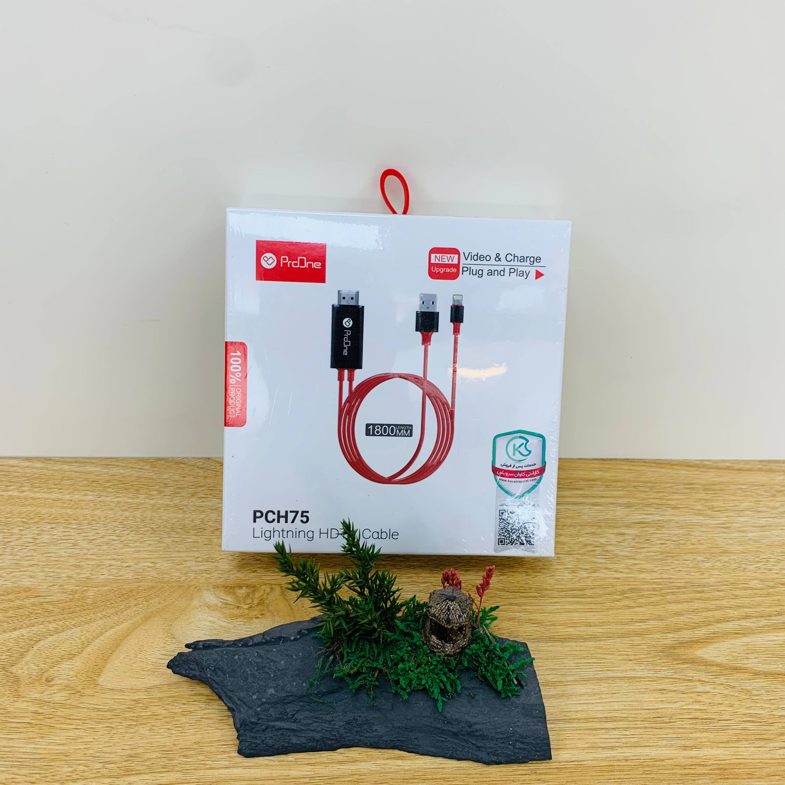 کابل تبدیل لایتنینگ به HDMI پرووان مدل ProOne PCH75