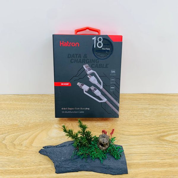کابل تبدیل USB/USB-C به USB-C/لایتنینگ هترون مدل Hatron HC450P