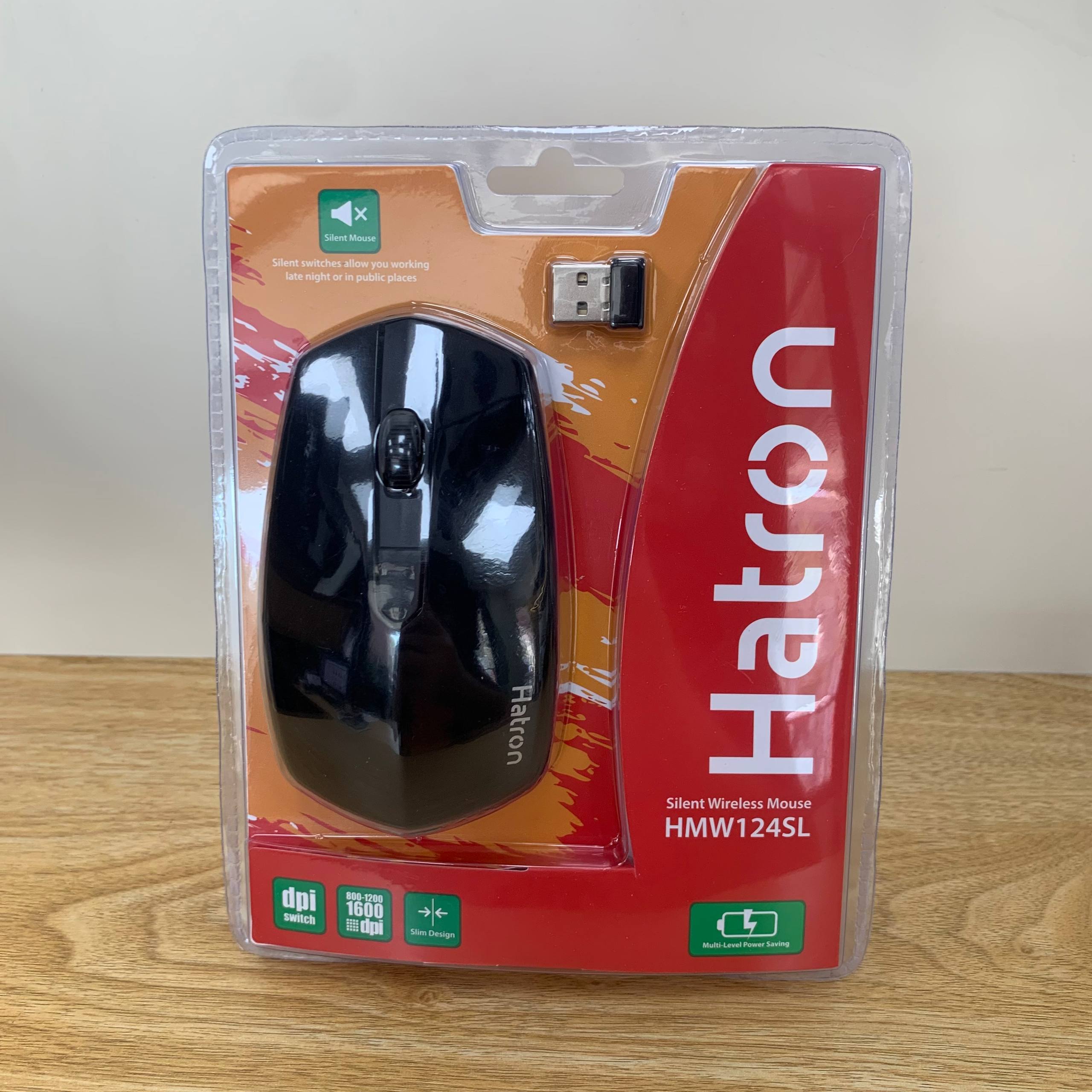 ماوس وایرلس هترون مدل Hatron Wireless Mouse HMW124SL